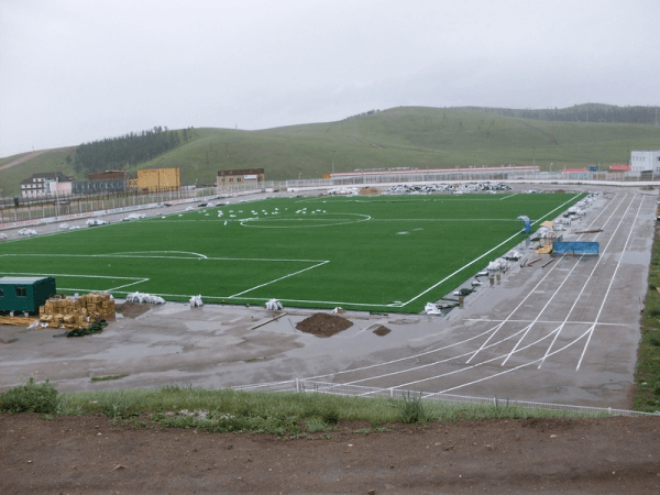 Erdenet Stadium, home stadium of Khangarid