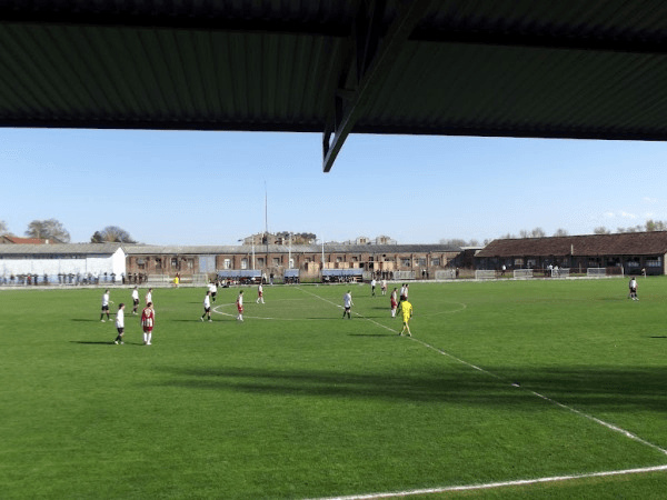 Stadion Hesna, home stadium of Radnički Sr. Mitrovica