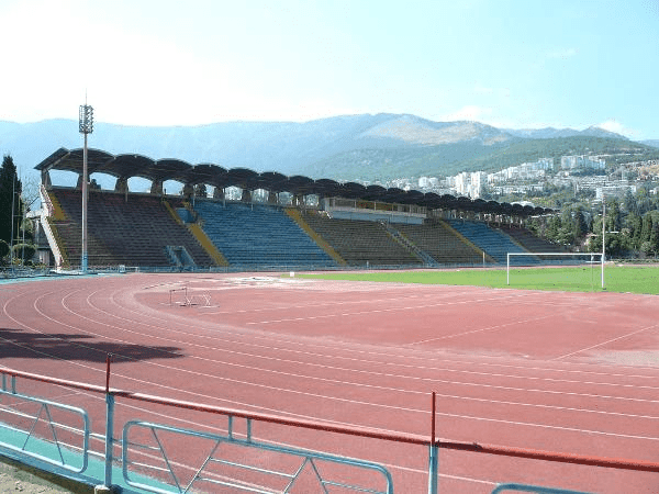 Stadion Avanhard, home stadium of Zhemchuzhyna Yalta